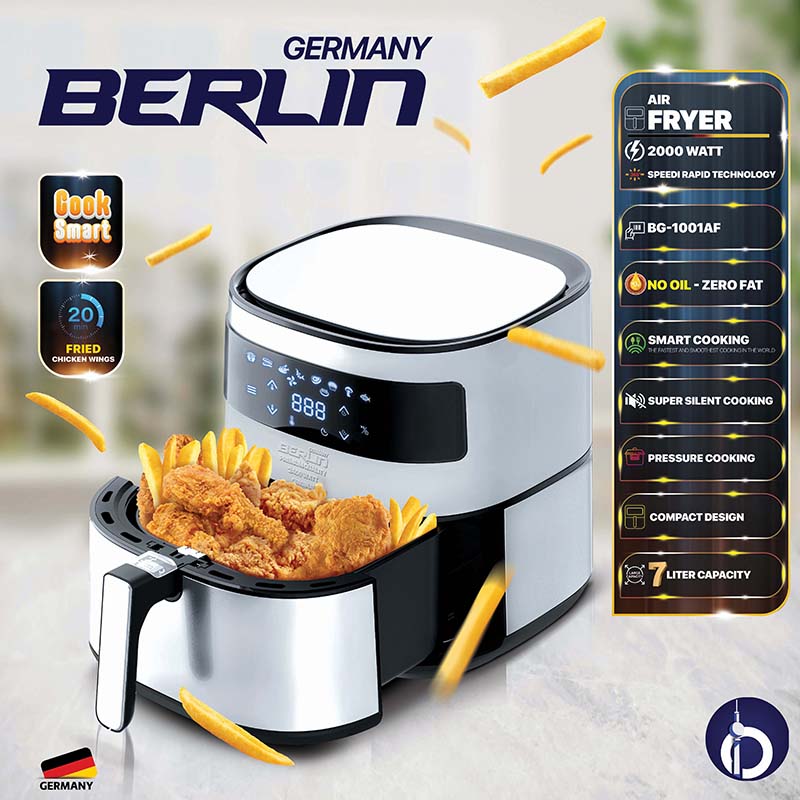 سرخ کن بدون روغن برلین BG-1001AF